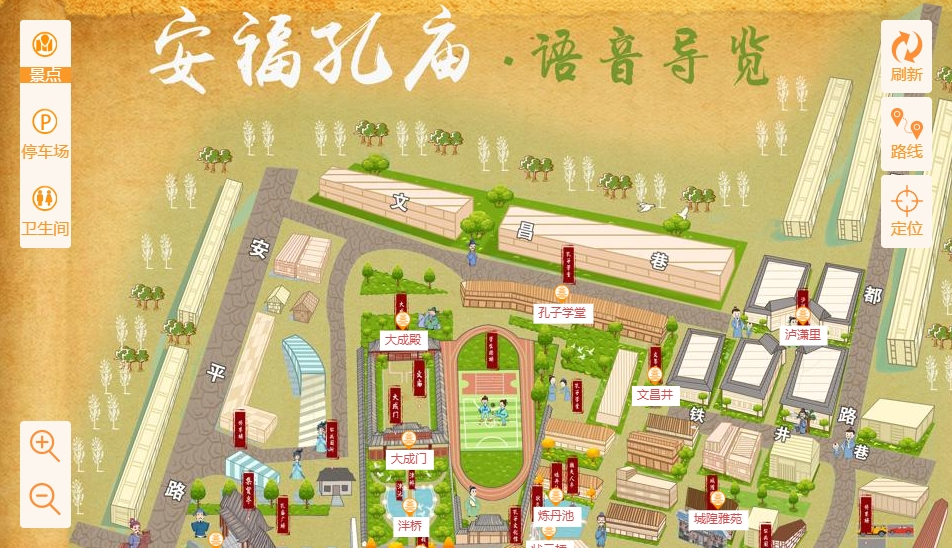 浙江手绘地图：智慧景区智能化服务的延伸